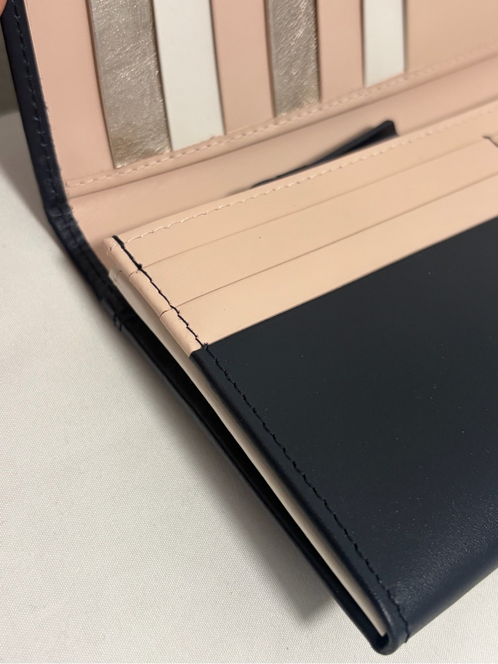 Radley London Navy Blue Puddle Jump Long Bifold Wallet - NWOT - Picture 5 of 10